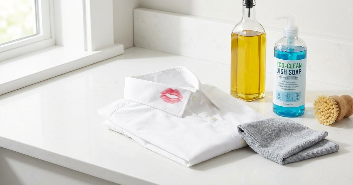 Cách tẩy vết son môi trên áo trắng: mẹo dùng dầu ăn cực hay