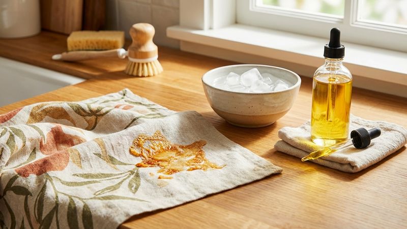 Cách tẩy vết keo dán trên vải: mẹo đá lạnh và dầu ăn cực đơn giản