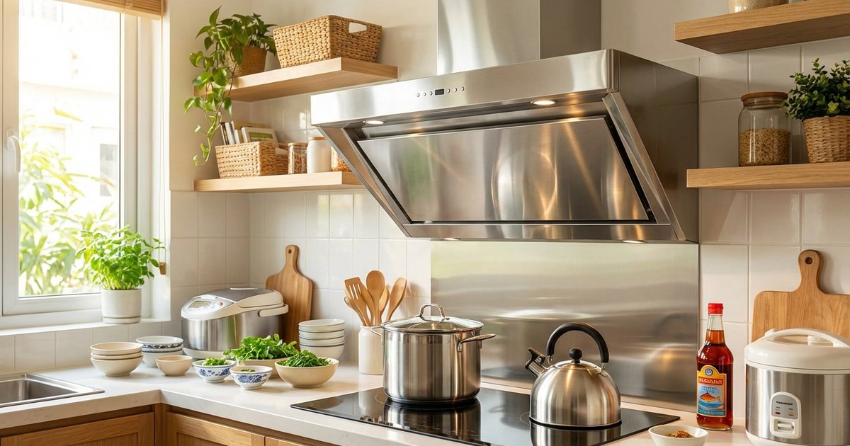 Cách vệ sinh máy hút mùi bếp hết dầu mỡ: nhanh gọn tại nhà