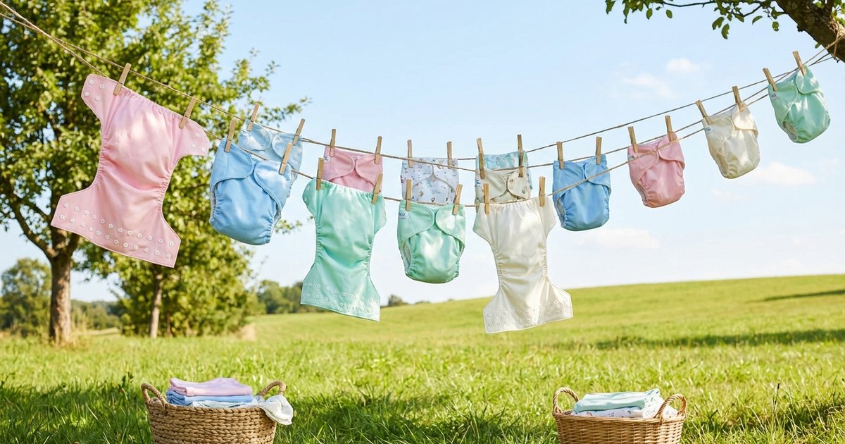 Cách giặt bỉm vải cho bé - Sạch khuẩn, không hôi, bền lâu