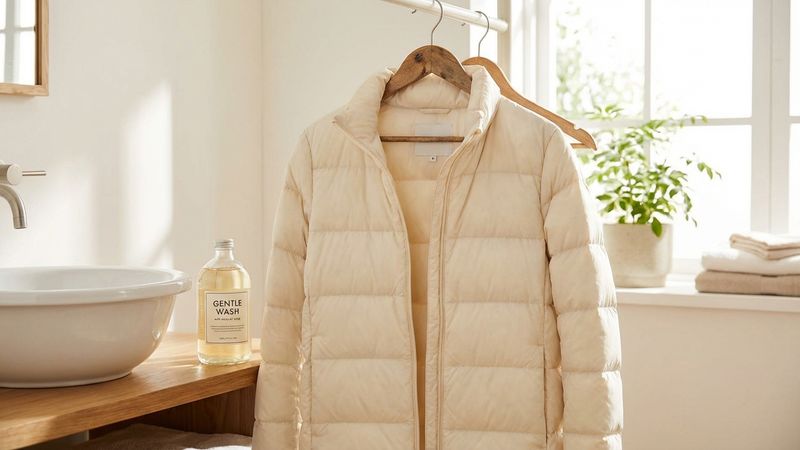 Cách giặt áo khoác lông vũ tại nhà không bị vón cục, giữ phồng như mới