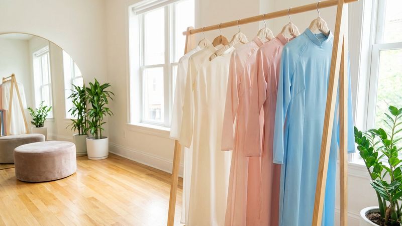 Cách giặt áo dài lụa không phai màu - Giữ mềm mượt sau nhiều lần giặt