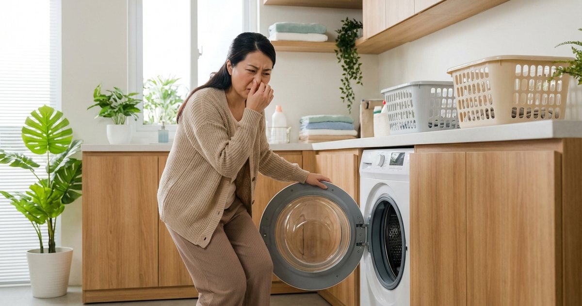 Máy giặt bị hôi: 5 nguyên nhân và cách khắc phục triệt để