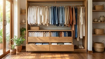 Cách xếp quần áo gọn gàng tiết kiệm diện tích tủ - Mẹo KonMari và hơn thế