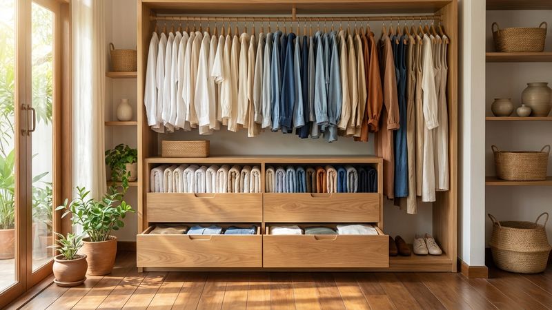 Cách xếp quần áo gọn gàng tiết kiệm diện tích tủ - Mẹo KonMari và hơn thế