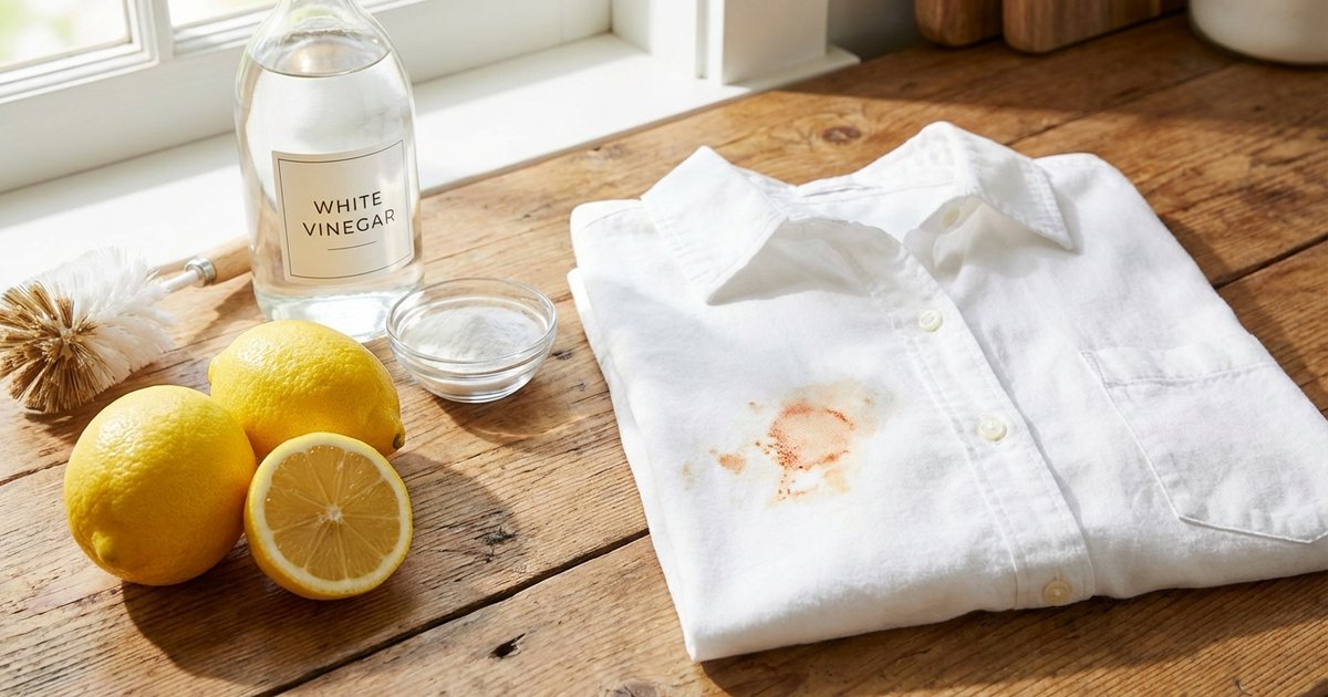 Cách tẩy vết rỉ sét trên quần áo - 5 phương pháp hiệu quả tại nhà