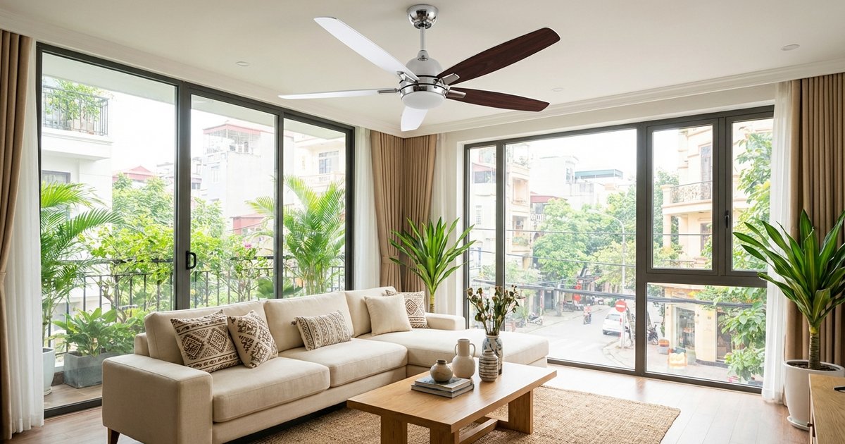 Cách vệ sinh quạt trần hết bụi - Nhanh gọn, không cần tháo quạt