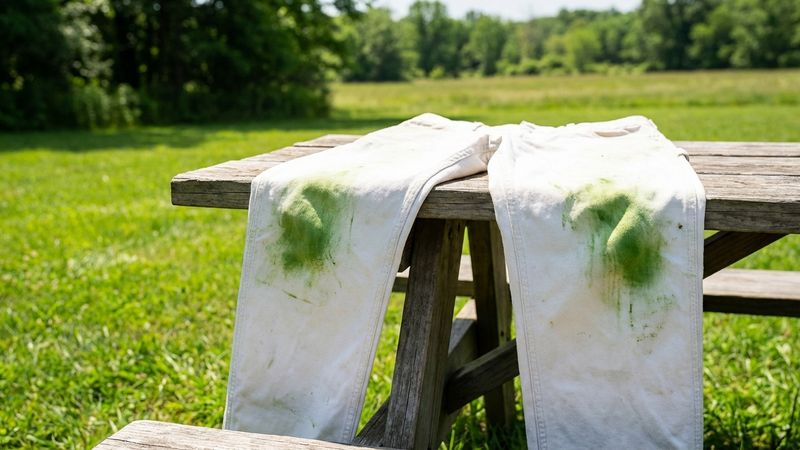 Cách tẩy vết cỏ xanh trên quần áo - Sạch tinh cho đồ thể thao, đồ trẻ em