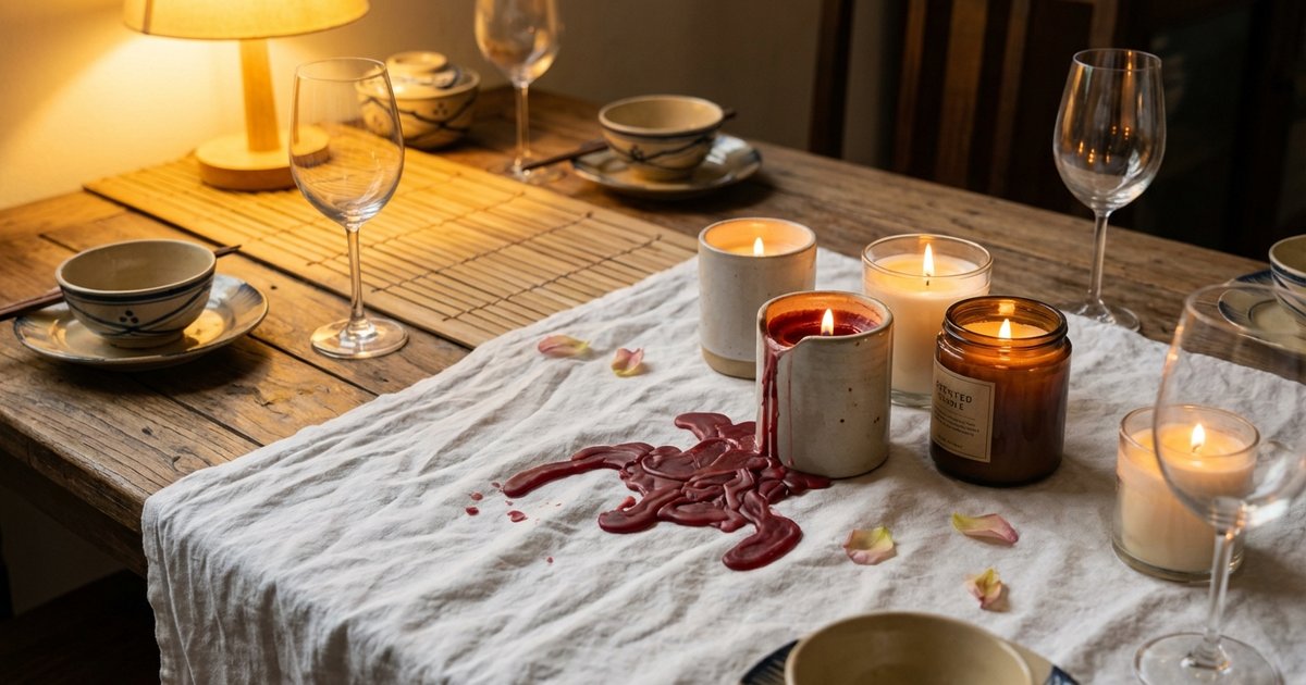 Cách tẩy vết nến trên vải - Mẹo đơn giản mà sạch bất ngờ