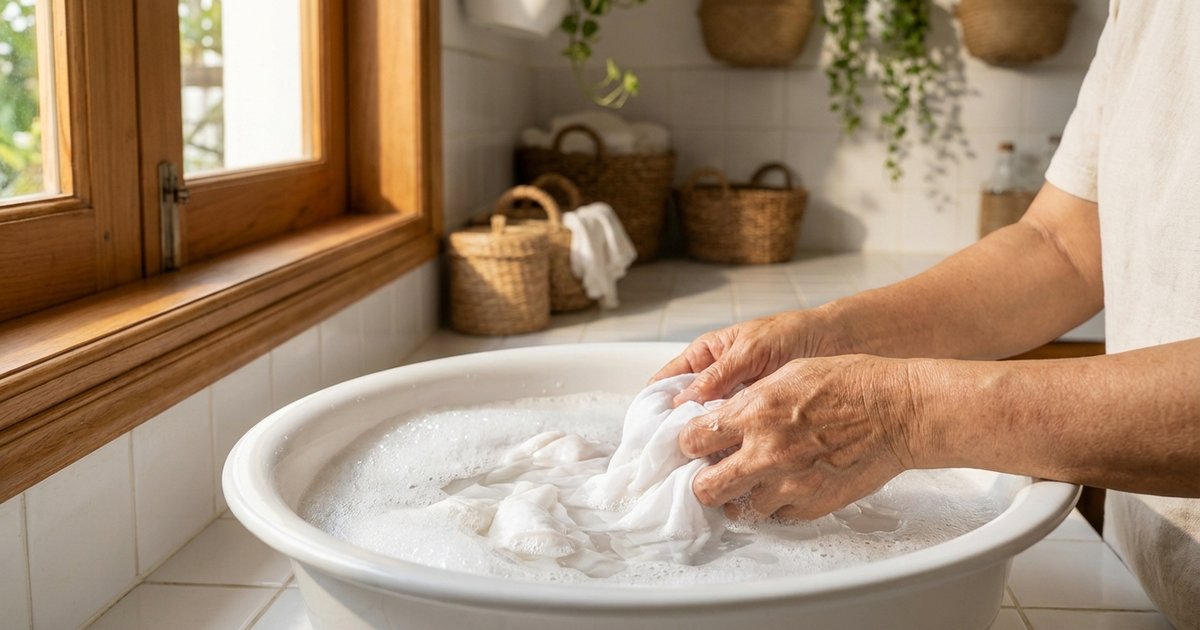 Mẹo giặt đồ không cần máy giặt (khi mất điện, đi chơi xa)