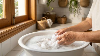 Mẹo giặt đồ không cần máy giặt (khi mất điện, đi chơi xa)