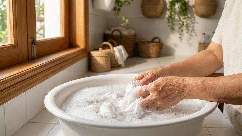 Mẹo giặt đồ không cần máy giặt (khi mất điện, đi chơi xa)