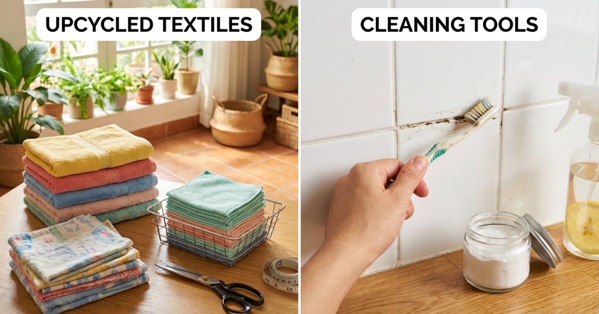 10 cách tái sử dụng đồ giặt giũ cũ - Đừng vội vứt đi!