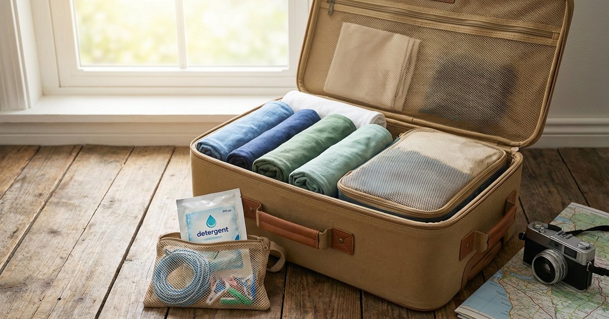 Cách giặt quần áo khi đi du lịch - Mẹo gọn nhẹ cho dân hay đi