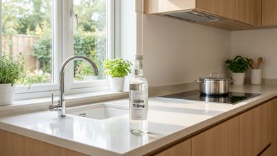 15 mẹo vặt với giấm trắng - Vệ sinh nhà cửa, giặt giũ, khử mùi