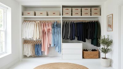 Tủ quần áo ngăn nắp: Bí quyết sắp xếp cho người bận rộn