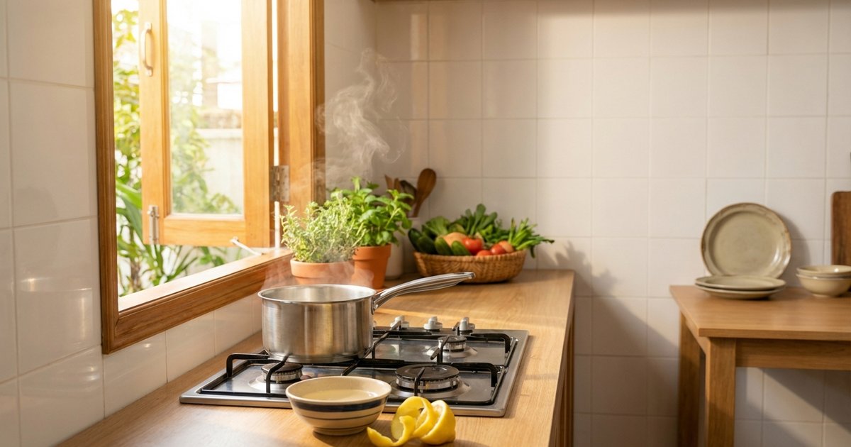 Cách khử mùi nấu ăn bám trong nhà: từ mùi cá đến mùi dầu mỡ