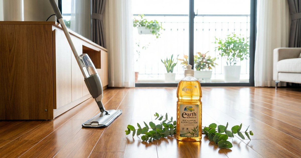 Review nước lau sàn Earth Choice hương bạc hà đàn: mát lạnh mùa hè