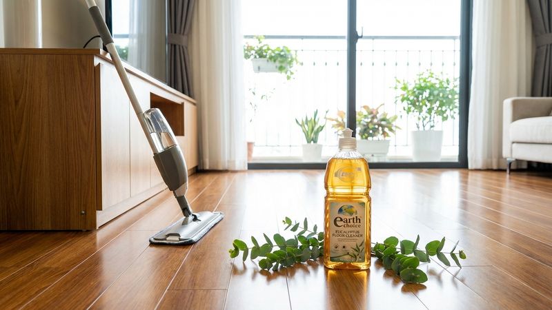 Review nước lau sàn Earth Choice hương bạc hà đàn: mát lạnh mùa hè