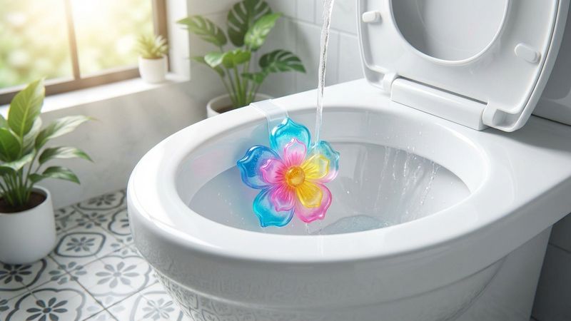 Review gel khử mùi bồn cầu hoa: dùng bao lâu hết?