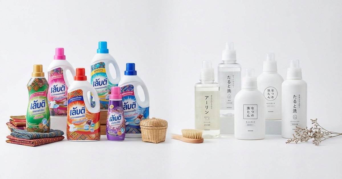 Nước giặt Thái vs nước giặt Nhật: đâu là lựa chọn?