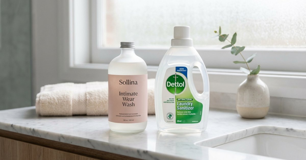 Sollina vs Dettol: giặt đồ lót nào an toàn hơn?