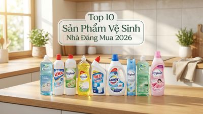 Top 10 Sản Phẩm Vệ Sinh Nhà Đáng Mua Nhất 2026