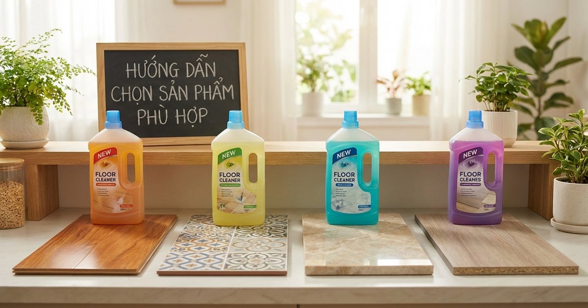 Cách chọn nước lau sàn an toàn: hướng dẫn chi tiết cho mọi gia đình