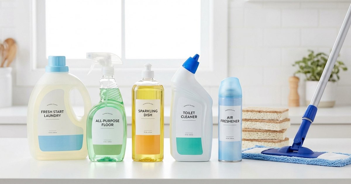 Checklist mua sắm sản phẩm vệ sinh cho gia đình mới: đủ đồ, không thừa