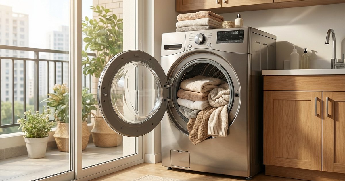 Cách sấy quần áo bằng máy sấy đúng cách: A-Z cho người mới