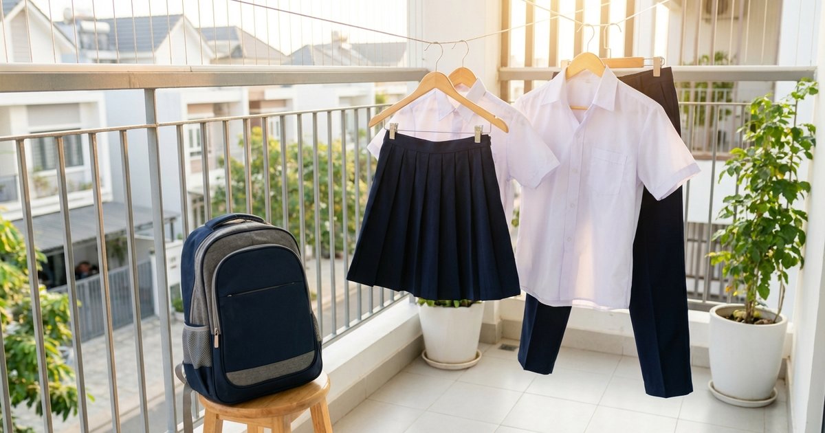 Back to School: giặt đồng phục, chuẩn bị năm học mới sạch sẽ