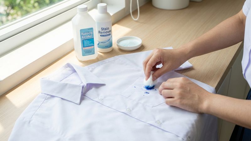 Cách tẩy vết bẩn mực, bút xóa trên đồng phục: mẹo cứu áo trắng