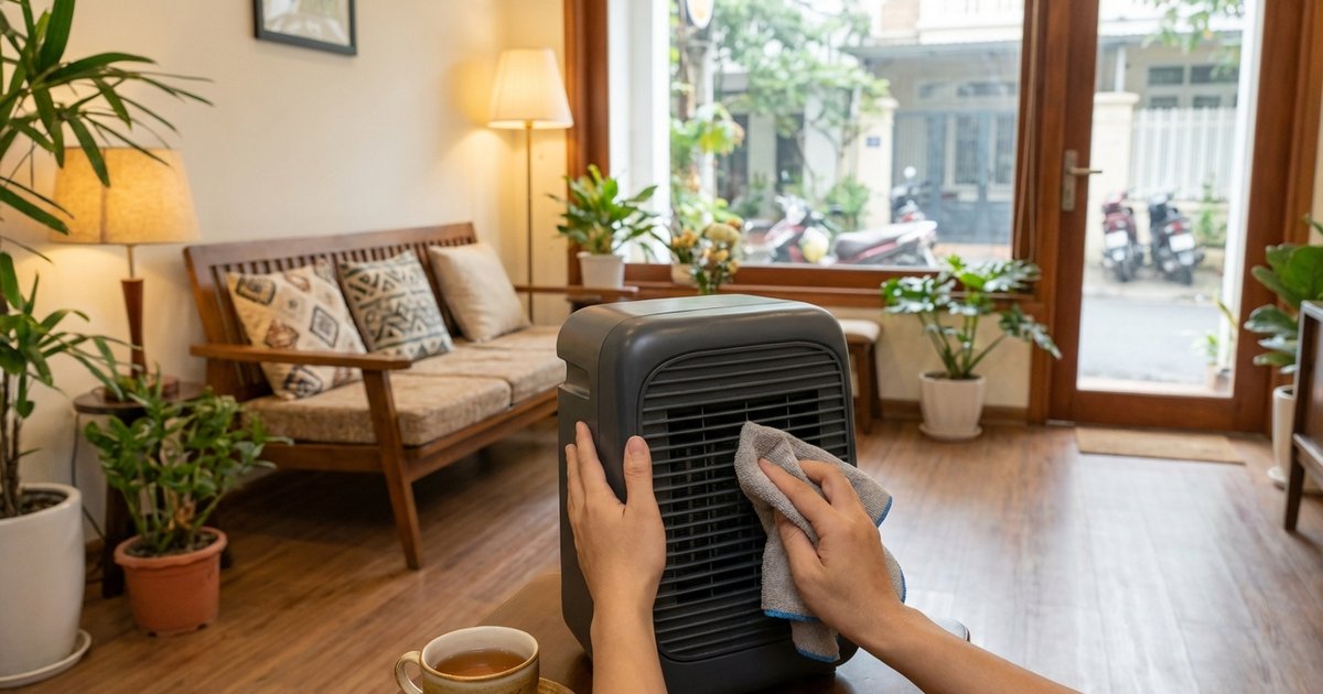 Cách vệ sinh máy sưởi, quạt sưởi an toàn trước mùa đông