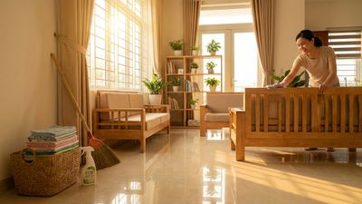 Cuối năm: tổng vệ sinh nhà cửa trước năm mới