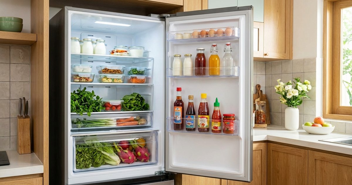 Cách sắp xếp tủ lạnh khoa học: gọn gàng, tiết kiệm điện, thức ăn tươi lâu