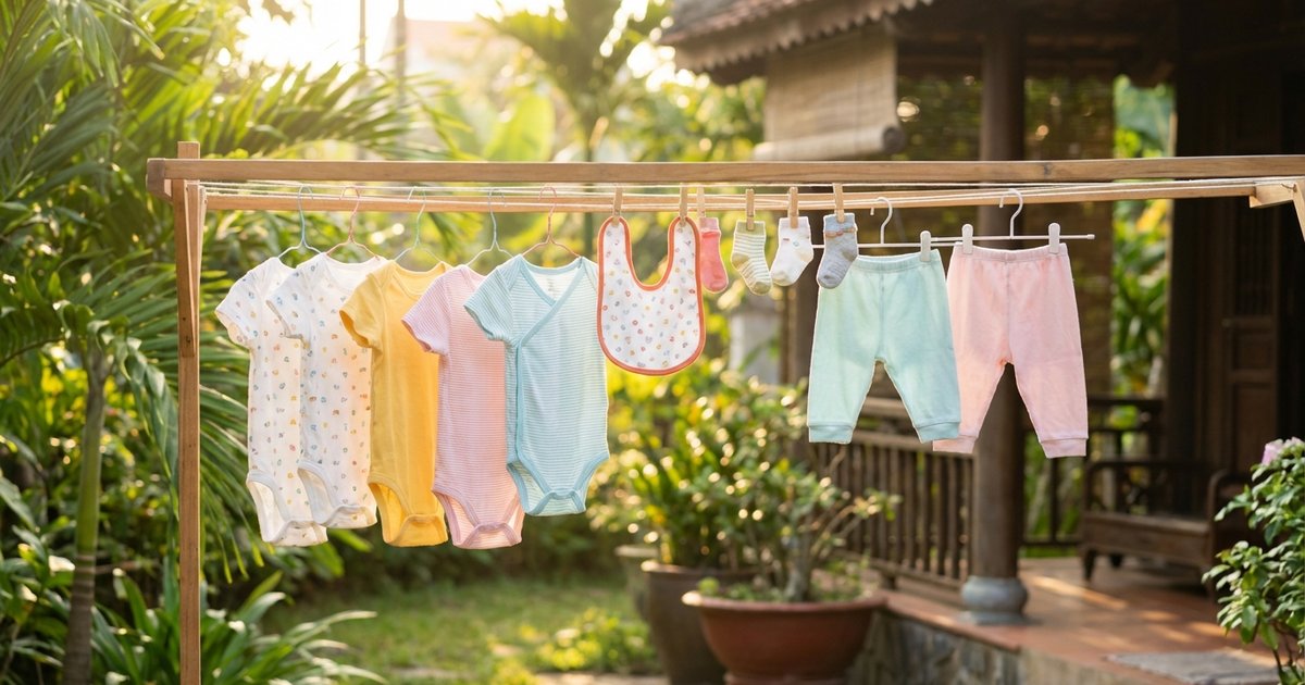 Cách phơi đồ trẻ em đúng cách, diệt khuẩn: 6 mẹo mẹ nào cũng cần