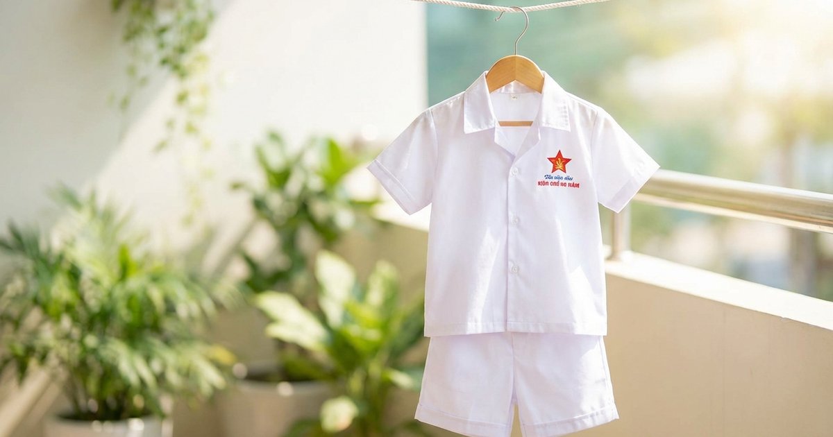 Cách giặt đồng phục mẫu giáo, mầm non: sạch vết bẩn, giữ form, bền màu