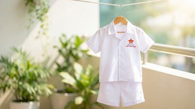 Cách giặt đồng phục mẫu giáo, mầm non: sạch vết bẩn, giữ form, bền màu