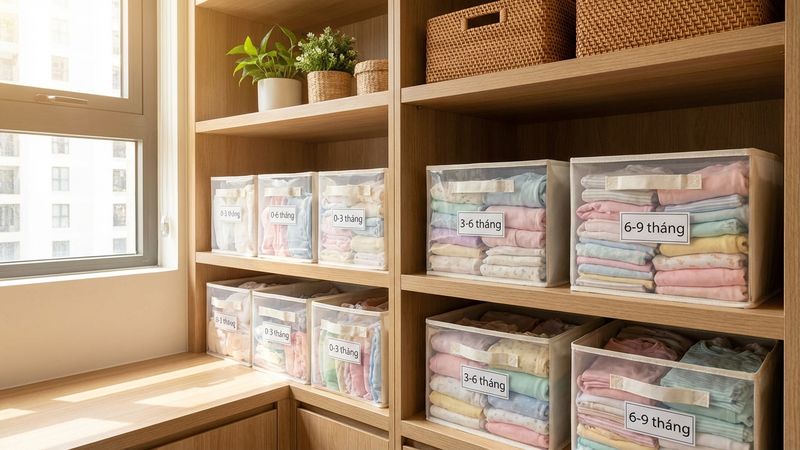 Cách bảo quản quần áo bé lớn nhanh không mặc: cất đúng, cho đi, bán lại