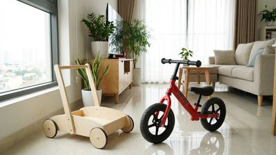 Cách vệ sinh xe tập đi, xe đạp trẻ em: sạch, an toàn, bền lâu
