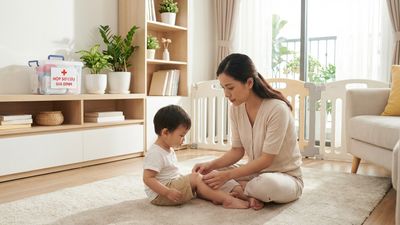 Cách xử lý khi bé bị dính hóa chất tẩy rửa: sơ cứu đúng cách