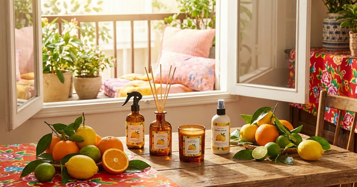 Mùi hương citrus: tươi mát, sảng khoái cho mùa hè và không gian sống