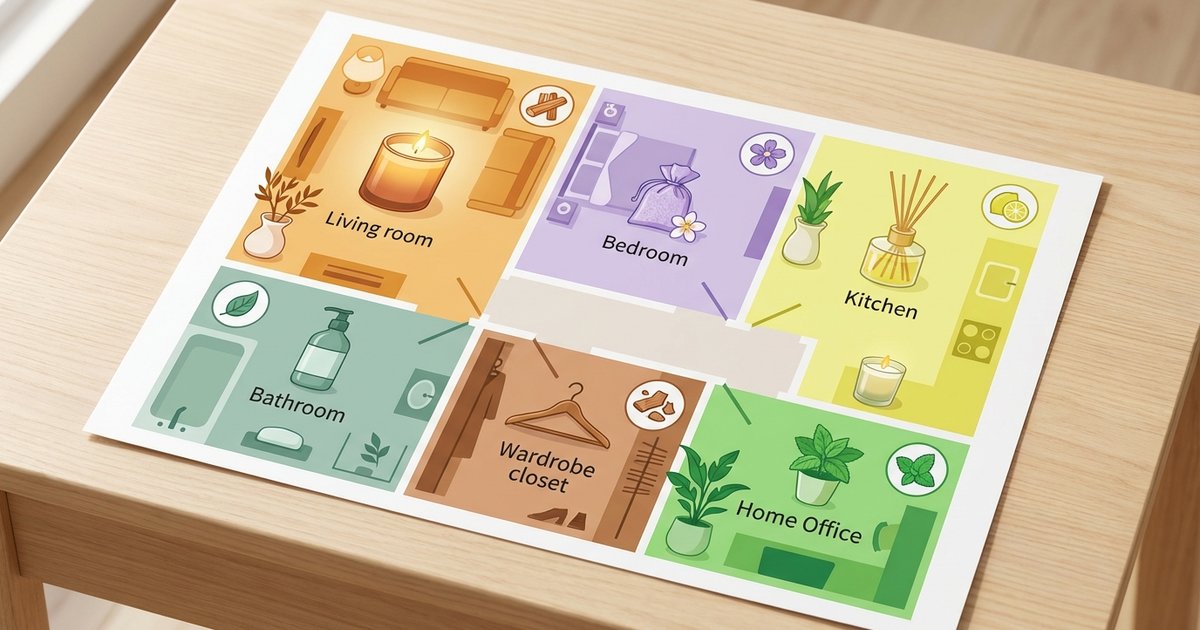 Bản đồ hương thơm cho từng khu vực nhà: tổng hợp toàn diện