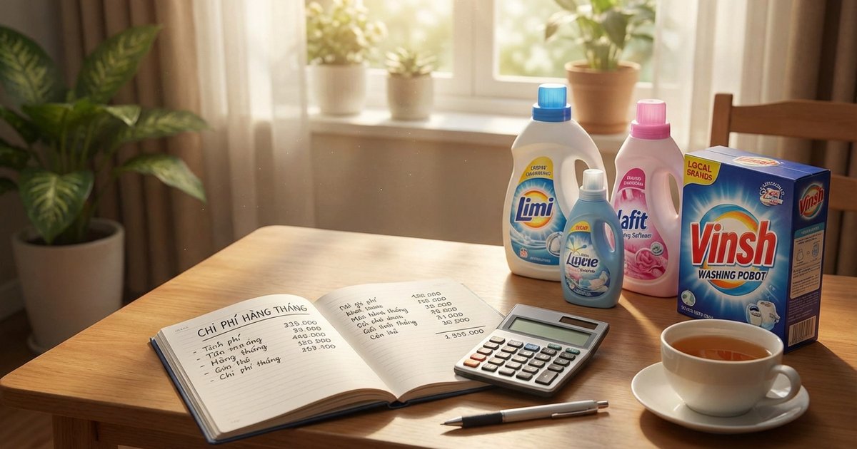 Bảng tính chi phí giặt giũ hàng tháng cho gia đình: biết rõ tốn bao nhiêu