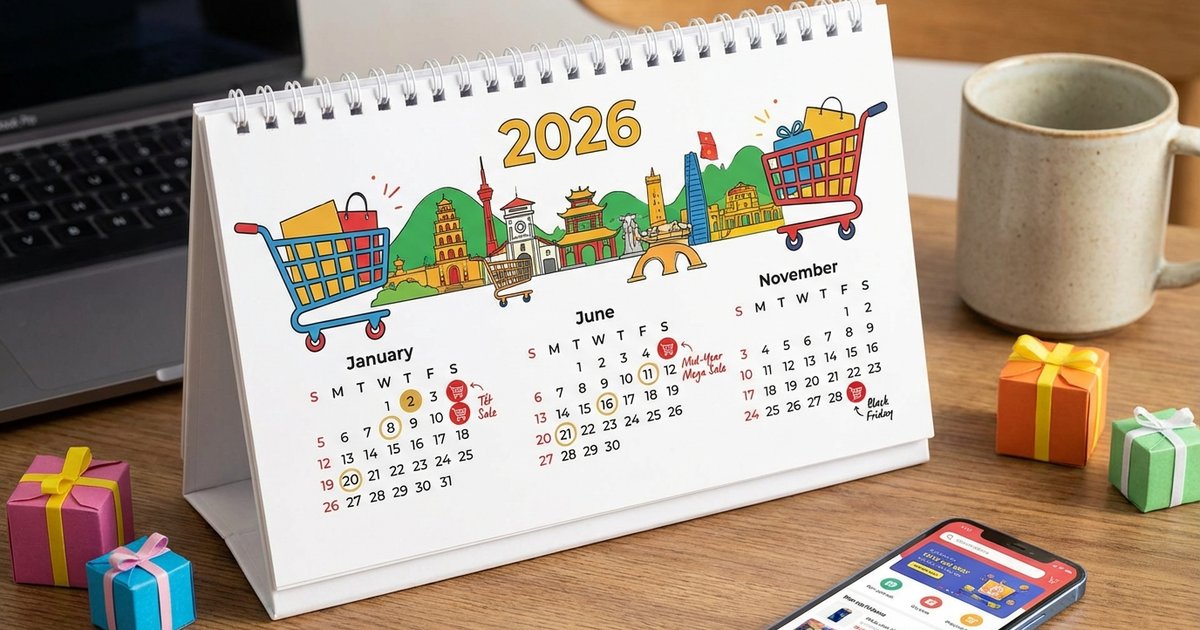 Lịch khuyến mãi online 2026: mua gì, khi nào cho tiết kiệm nhất?