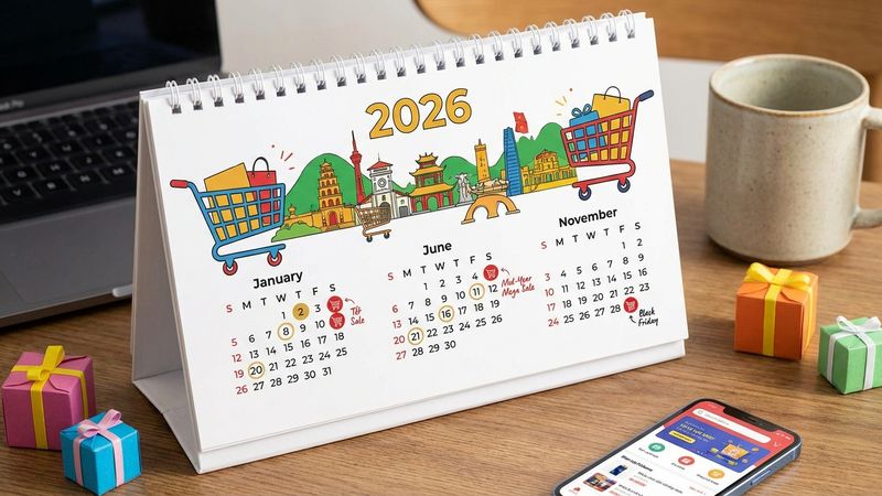 Lịch khuyến mãi online 2026: mua gì, khi nào cho tiết kiệm nhất?