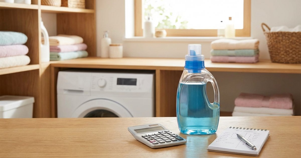 Cách tính giá trên mỗi lần giặt: so sánh thực tế các loại nước giặt