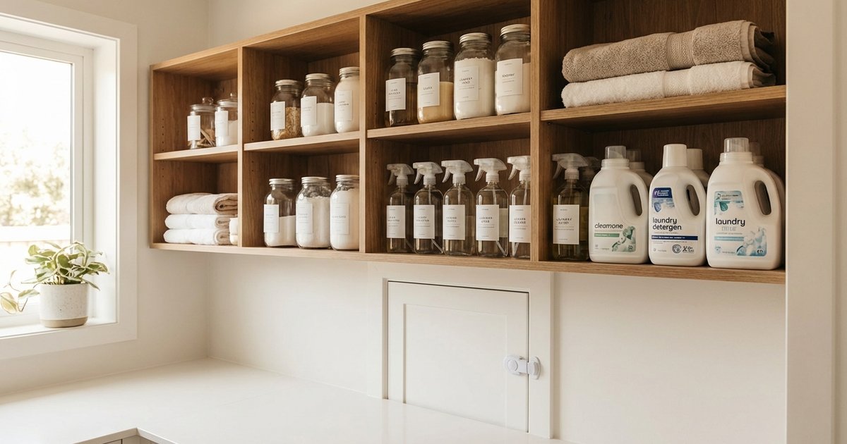 Cách lưu trữ, stock sản phẩm tẩy rửa đúng cách: an toàn & bền lâu