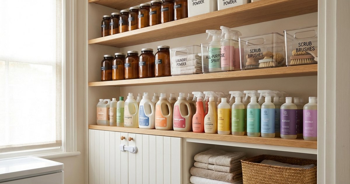 Cách lưu trữ, stock sản phẩm tẩy rửa đúng cách: an toàn và tiết kiệm