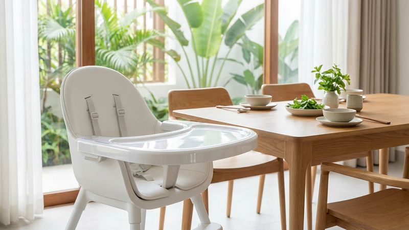 Cách vệ sinh ghế ăn dặm cho bé sạch sẽ